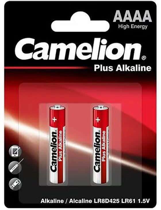 Get Camelion LR8D425-BP2 AAAA Plus Battery, 1.5 Volt - MultiColor with best offers | Raneen.com