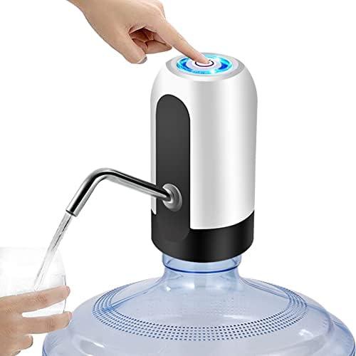 مضخة مياه كهربائية من ليلي فيت، مضخة مياه شرب عالمية اوتوماتيكية قابلة للشحن USB، موزع زجاجة مياه محمولة بسعة 3-5 جالون للمنزل والمطبخ والمكتب والتخييم