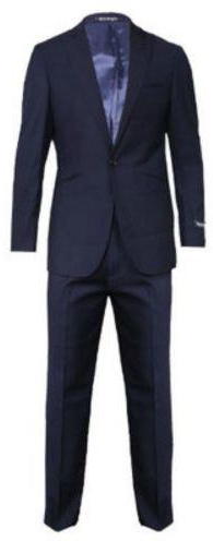 Smart Plain Suit - Navy Blue
