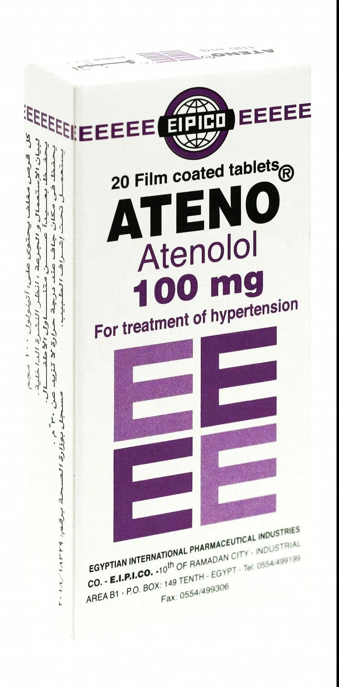 Ateno | High Blood Pressure 100mg | 20 Tabs