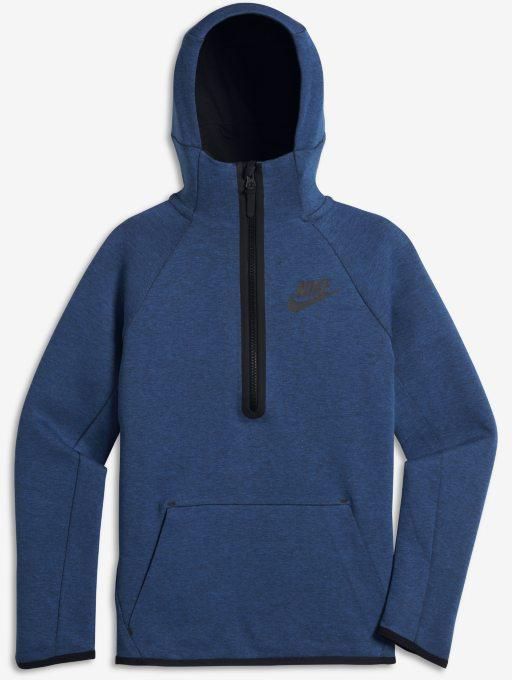 Nike Sportswear Tech Fleece Older Kids' (Boys') Hoodie - Blue