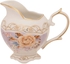 Get Lotus Porcelain Cake & Tea Serving Set, 24 Pieces - Multicolor with best offers | Raneen.com