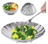 Stainless Steel Foldable Food Steamer Basket
