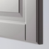 METOD Corner wall cabinet with carousel, white/Bodbyn grey, 68x100 cm - IKEA