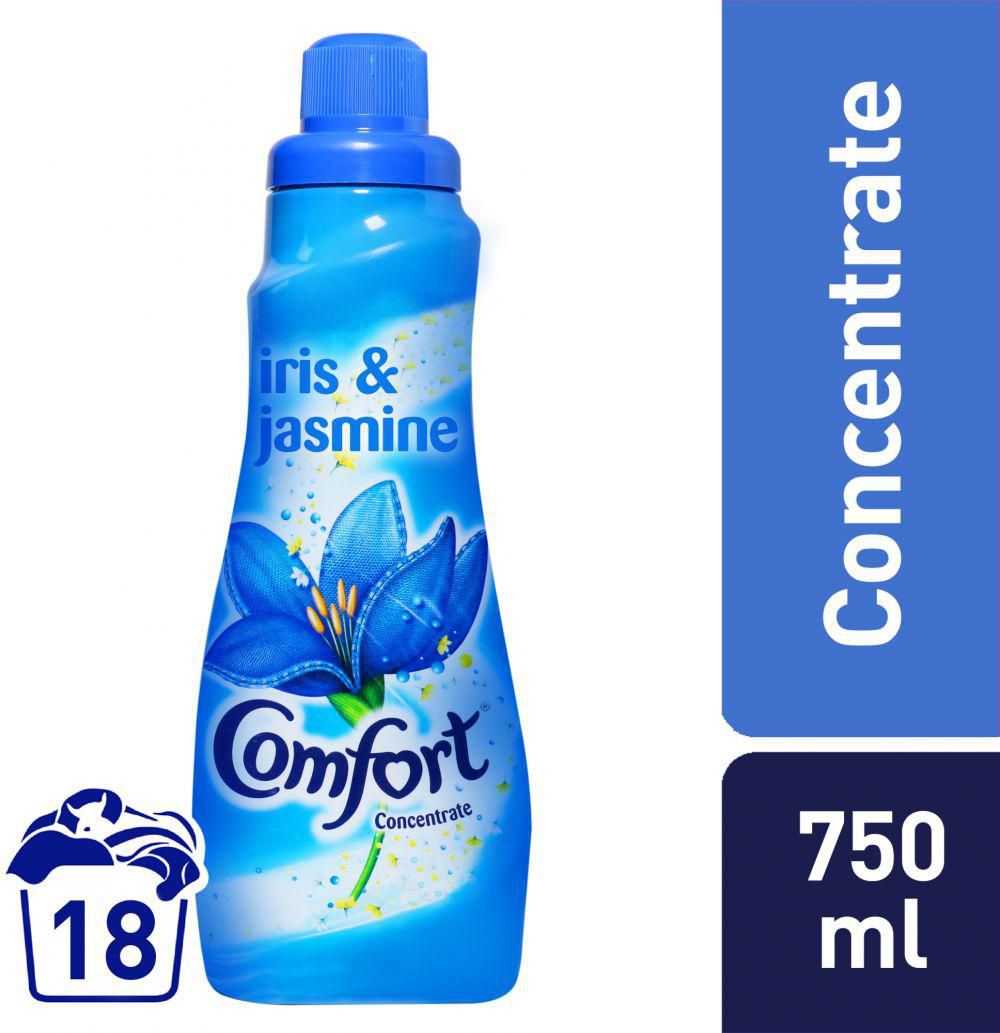Comfort Concentrated Fabric Softener Iris & Jasmine, 750ml