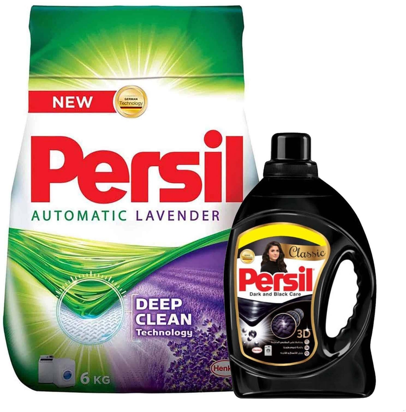 Persil Automatic Powder Detergent with Lavender - 6 kg + Power Gel - 880 gm