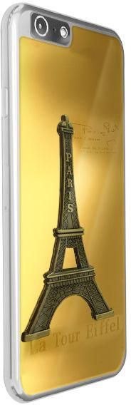 Golden style back cover case for Apple iphone 6 Paris Eiffel design