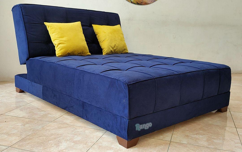 Rango Bed - 120 X 190cm - Dark Blue