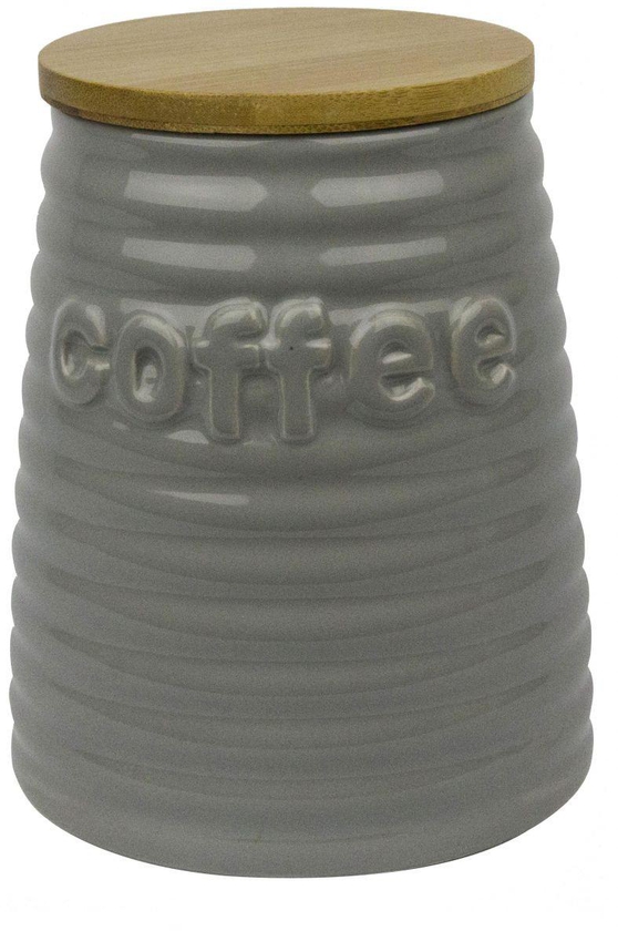 حافظة قهوة فخار من توب تيرند ،رمادي TTP-047
