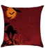 Generic High Quality LINKWELL 45x45cm Halloween All Hallows' Eve Black Cat Burlap Cushion Covers Pillow Cases