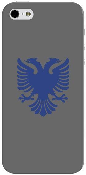Stylizedd Premium Slim Snap Case Cover Matte Finish for Apple iPhone SE / 5 / 5S - Albanian Eagle