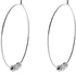 Michael Kors Silver Plated Hoop Earring - MKJ2078040