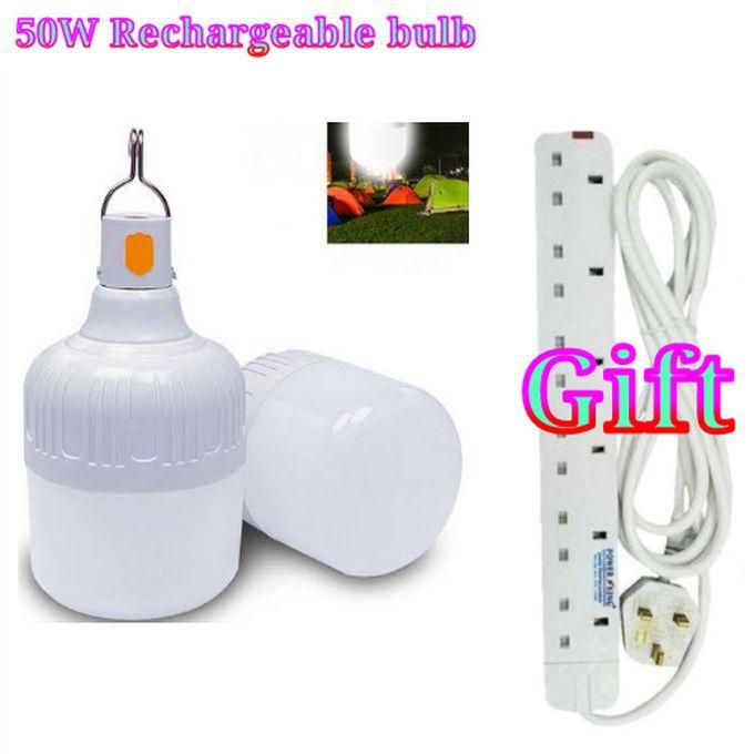 Dp Light Rechargeable Bulb+Gift 6Way Extension