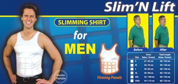 NEW MEN'S SLIMMING SHIRT Large Size Code# EF
