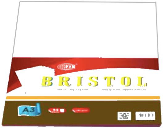 Bristol Paper 180gsm, A3 Size, 50Sheets/pack White