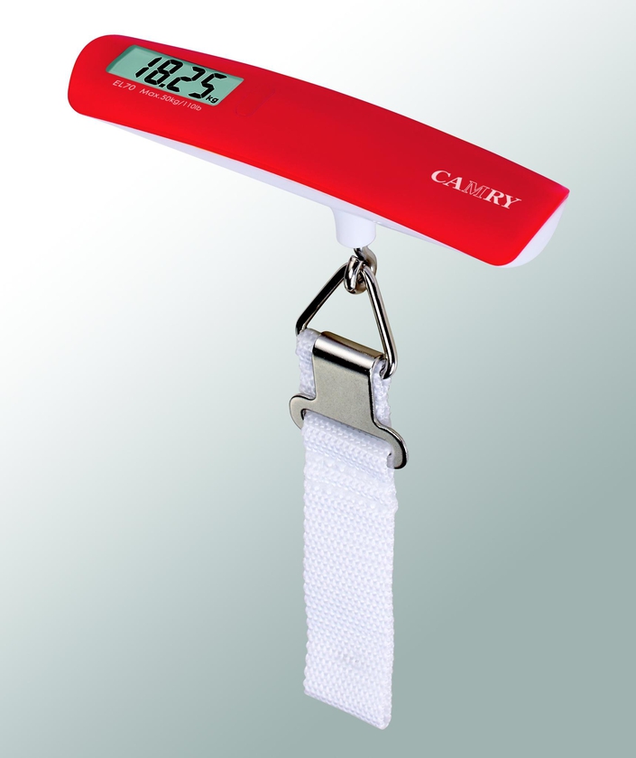 Camry Colorful Luggage Scale Red