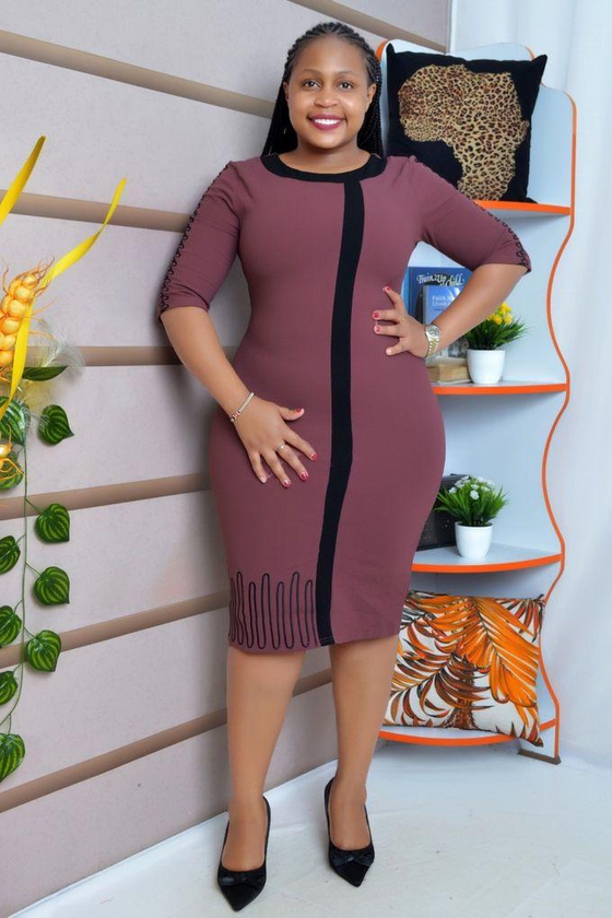 Fashion Turkey Official/Casual Dress( Peach) price from jumia in Kenya -  Yaoota!