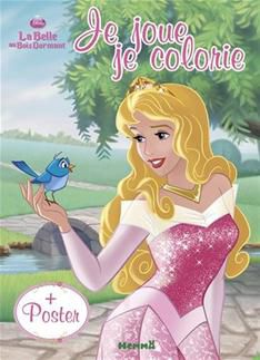 Disney La Belle au Bois Dormant Je Joue, Je Colorie + Poster