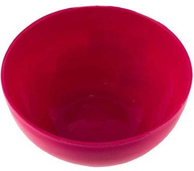 Round Plastic Bowl Red