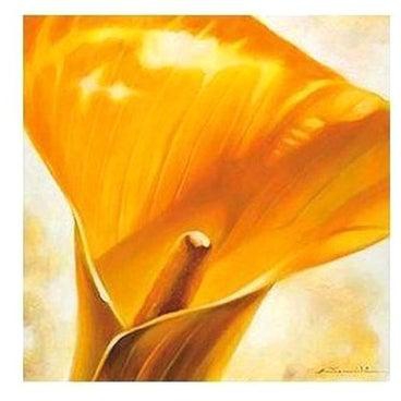 Decorative Wall Poster Yellow 23x23cm