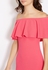 Cold Shoulder Frill Bodycon Dress
