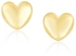 14k Yellow Gold Puffed Heart Shape Shiny Earrings-rx34846