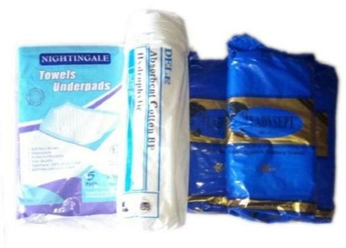 Essential Combo Of Cotton Wool Ladysept Pad And Towel Underpad