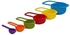 ECVV 6 Pcs Of Plastic Measuring Cups And Spoons Set. Stackable, Space Saving, Multi Color Design.