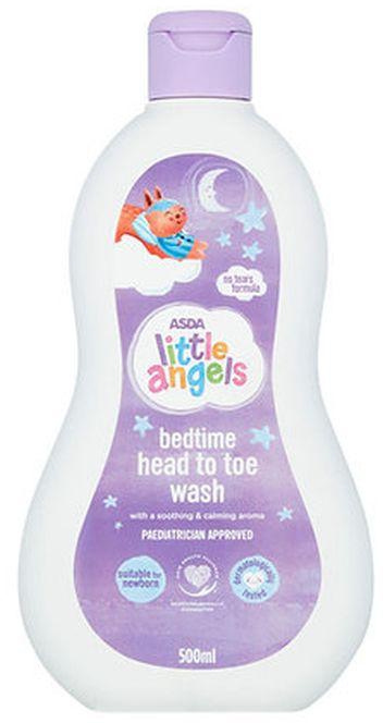 ASDA Little Angels Bedtime Head To Toe Wash, 500ml