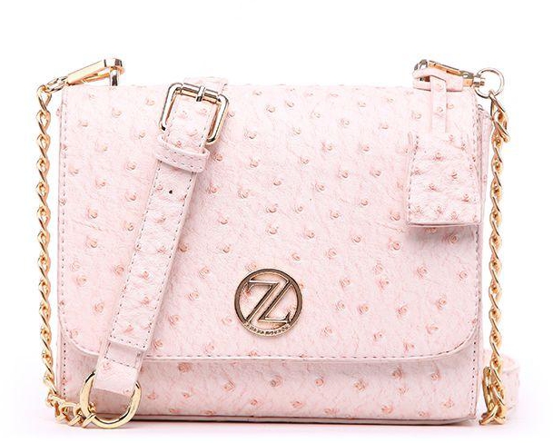 Zeneve London 63C13 Joie Crossbody Bag for Women - Pink