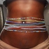 Nieeweiy African Waist Beads Chain Waist Beads Belly Body Chain Layered Belly Body Chain Beach 7Pack Colourful Bead Waist Chain for Women and Girls (10 PCS), plastic, beads