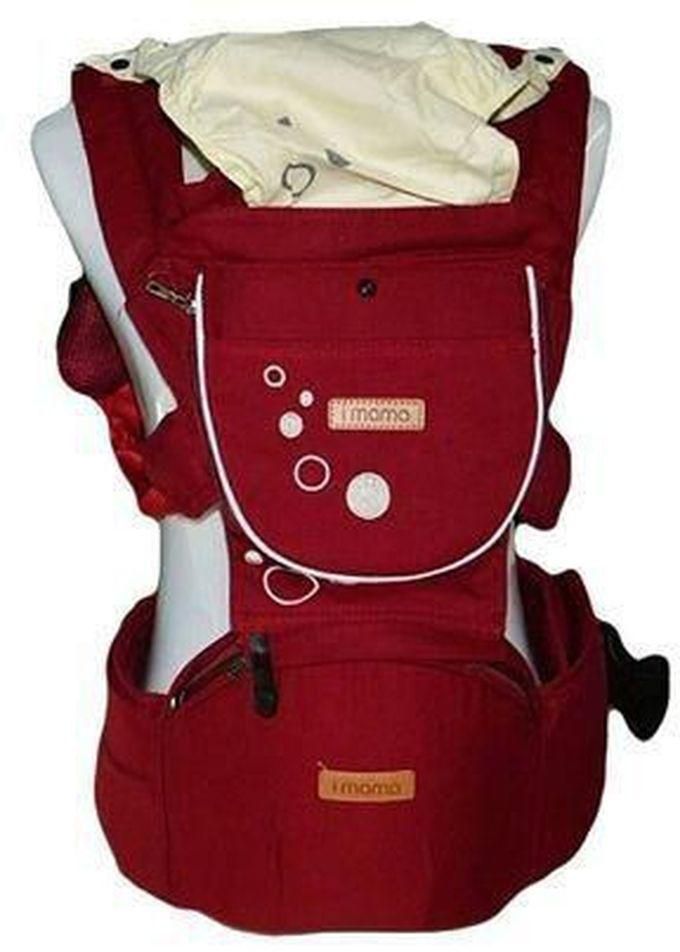 Imama Breathable Hipseat Baby Carrier - Maroon(upto 18kgs)