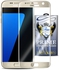 Prime Real Curved Glass Screen Protector for Samsung Galaxy S7 - Gold