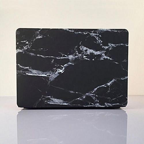Universal Marble Matte Hard Case Cover Top Bottom Shell For Macbook Air Pro Retina 15.4'' Blackwhite