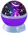Generic - Star And Moon Rotating Projector Night Lamp Purple/Black/White 13X13X14.5Centimeter