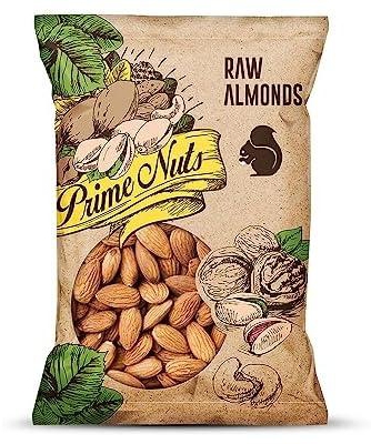 Prime Nuts Raw Almonds | 175 gm | Rich in Magnesium & Vitamin E | High in Protein & Antioxidants | Dietary Fibre | Healthy Immune System | Healthy Ready-to-Eat Snacks