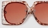 Women's Sunglass With Durable Frame Lens Color Brown Frame Color Tiger Pattern
