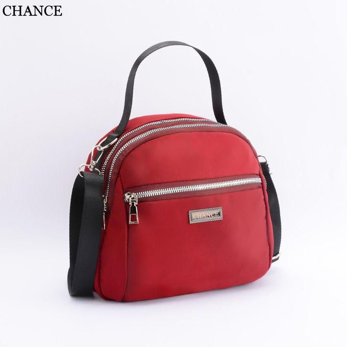 Chance Casual Crossbody Bag - Dark Red