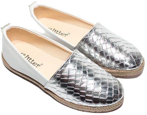 Glitter Women Sneakers – Silver.
