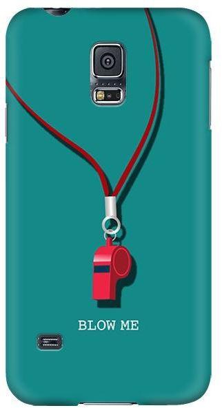 Stylizedd Samsung Galaxy S5 Premium Slim Snap case cover Gloss Finish - Blow Me