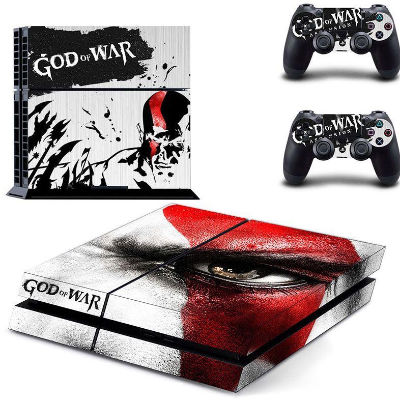 (Playstation PS4 Game Console and Controls Skins Sticker )GOD OF WAR