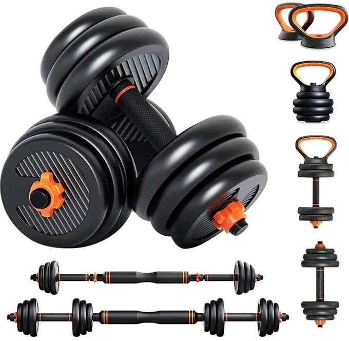 6in1 dumbells with kettle bell - offer!!! Black MAX WEIGHT