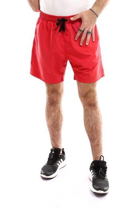 Activ Elastic Waist With Drawstring Shorts - Red