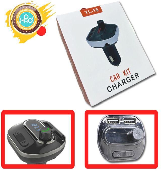 YL-15 MP3 Car Kit Charger Wireless Bluetooth FM MODULATOR Dual USB
