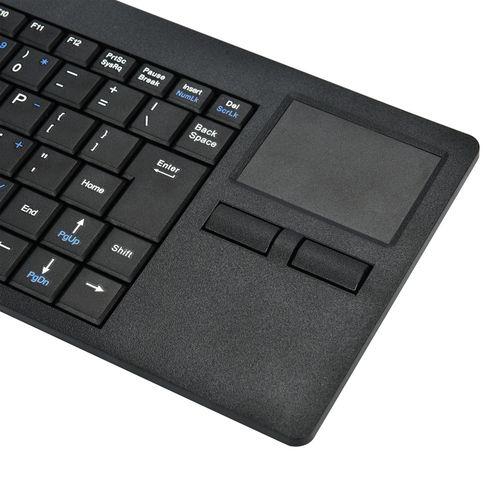 Generic Keyboard Wired Keyboard Mouse Touchpad Keyboard With Keyboard For TV Connected Computer-Black