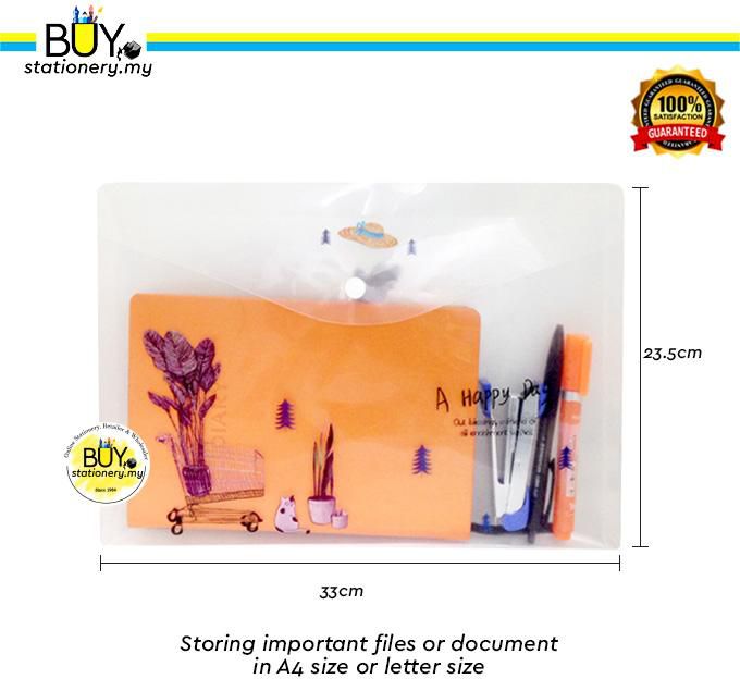 Buystationery A4 Clear Document File - (PCS)