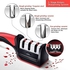 3 In 1 Knife Sharpener, Made Of Stainless Steel, For Sharpening Knives And Scissors