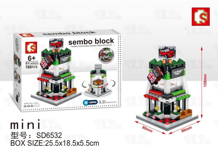 Sembo Building Street Block Set SD6532-6535 - 4 Designs
