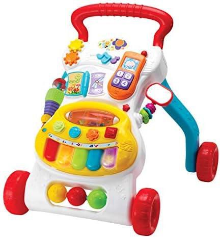 Winfun grow with me musical walker play set, multicolor