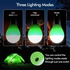 LED Tent Lantern Lamp Emergency Light Battery Powered Waterproof Portable Bulb for Hiking Fishing Camping Household Car Repairing (4 Pack) (Yellow,Red,Green,Blue)